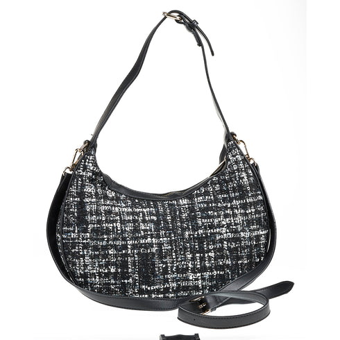 Verde Γυναικεία Τσάντα Ώμου 16-6972 Μαύρο